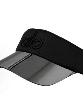 ALO Yoga Black Visor with Smoke Shield